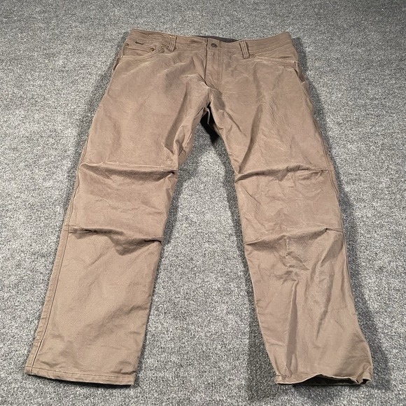 Kuhl Rydr Heavyweight Outdoors Pants Mens 40x30 Vintage Patina Dye Canvas Hiking - Picture 1 of 13